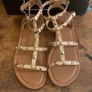 Gold Sandals